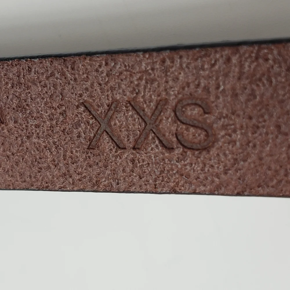 Sundance Brown Leather - Tooled Engraved w/ Bronze Southwestern Equestrian XXS